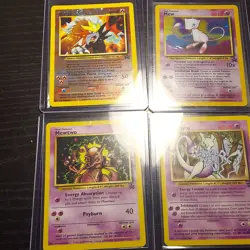 Pokemon TCG Promo Lot Entei Mew Mewtwo Wizards of the Coast Holo Regular - Image 1