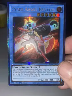 Yugioh! Cyber Angel Benten (Qcr Secret Rare) RA01- En024 1st Edition - Image 2