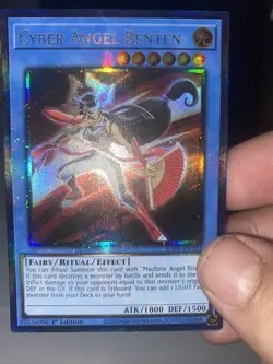 Yugioh! Cyber Angel Benten (Qcr Secret Rare) RA01- En024 1st Edition - Image 3