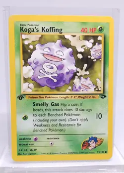 Pokemon 1st Edition KOGA'S KOFFING 79/132 Gym Challenge - Image 1