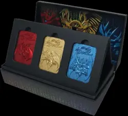 Yu-Gi-Oh! Limited Edition Egyptian Gods Metal Card Ingot Collection Set - Image 1
