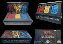 Yu-Gi-Oh! Limited Edition Egyptian Gods Metal Card Ingot Collection Set - Image 2