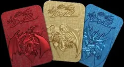 Yu-Gi-Oh! Limited Edition Egyptian Gods Metal Card Ingot Collection Set - Image 3