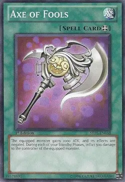 Axe of Fools - STBL-EN058 - Common - 1st Edition Lightly Played Starstrike Blast - Image 1