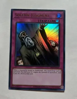 Solemn Judgment - Ultra Rare - MRD-EN127 - Unlimited Edition NM 25th - Image 1