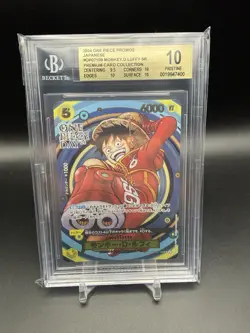 2024 One Piece Japanese Monkey D. Luffy #109 One Piece Day Promo BGS 10 - Image 1