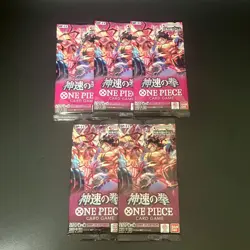 New Unopened 5PACKS A FIST OF DIVINE SPEED OP-11 One Piece Japanese SEALED - Image 1