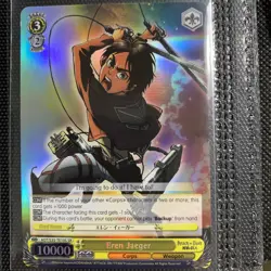 Weiss Schwarz Attack on Titan Eren Jaeger AOT/S35-TE10S SR (English) - Image 1