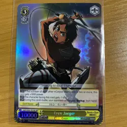 Weiss Schwarz Attack on Titan Eren Jaeger AOT/S35-TE10S SR (English) - Image 2