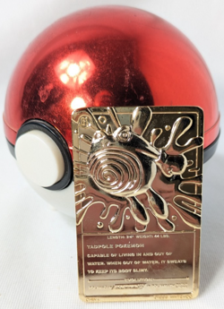Pokemon POLIWHIRL 23k Gold Plated Trading Card 1999 Nintendo With Case - Image 3
