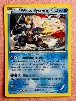White Kyurem 21/124 Holo | XY Fates Collide | 2016 Pokemon TCG Card | LP - Image 1