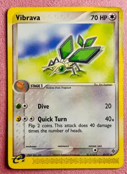 Vibrava 47/97 | EX Dragon | 2003 Vintage E Series Pokemon TCG Card | MP - Image 1