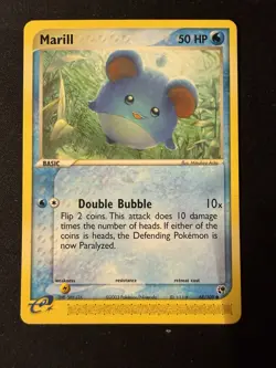 MARILL - 68/100 - EX Sandstorm - Reverse Non- Holo - Pokemon Card - NM - Image 1