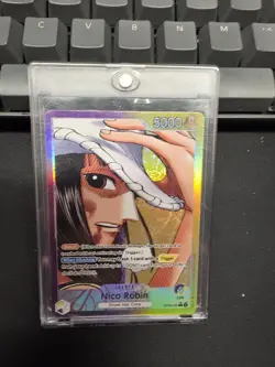 One Piece CCG Nico Robin Leader Card Holo OP09-062 5000 Power English - Image 1