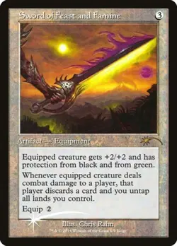 Sword of Feast and Famine -Foil Near Mint MTG Promos: Judge - Image 1
