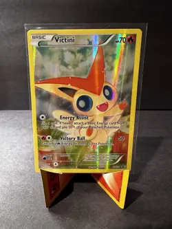 Pokemon Victini XY117 XY Promo Basic Holo 70 HP Card - Image 1
