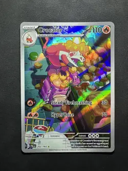 Crocalor 202/193 Paldea Evolved Full Art Holo Pokemon Card TCG - Image 1