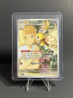 Pokemon TCG Lillie's Ribombee Card Journey Together Illustration, 164/159 - Image 1