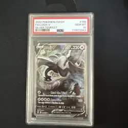 Pokemon Lugia v Silver Tempest TCG Card 186/195 PSA 10 Gem Mint - Image 1
