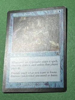 **Rhystic Study** ~Prophecy~ MTG: Magic the Gathering- Lightly Play (LP) - Image 4