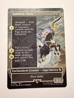 Summon: Ixion (Borderless) ✅ Final Fantasy ✅ Magic (mtg) - Image 1