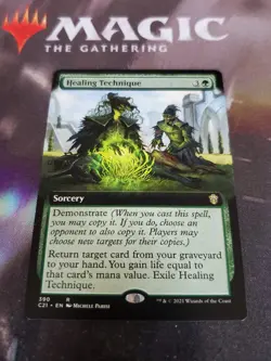 MTG. Healing Technique. Borderless. Commander 2021. Pack Fresh - Image 1