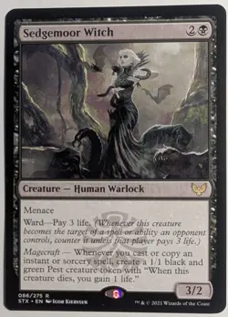 Sedgemoor Witch x1 Strixhaven: School of Mages Magic the Gathering MTG LP/NM - Image 1