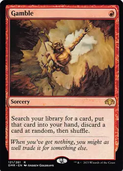 Gamble - 121 - Dominaria Remastered - NM - Image 1