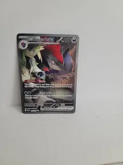 Pokemon TCG N's Zoroark EX Holo Card 185/159 Sv09: Journey Together - Image 1