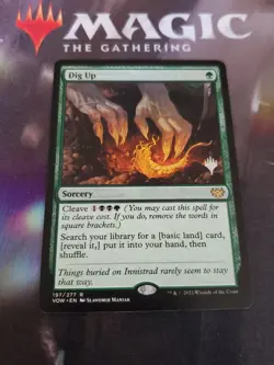 MTG. Dig Up. Stamped. Innistrad: Crimson Vow. 197/277. Nm - Image 1