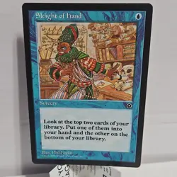 Wizards Sleight of Hand Portal Second Age Regular Sorcery Blue Common 1998 - Image 1