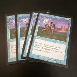 Magic: The Gathering Foil x4 Instant Blue 2000 Bradley Williams English - Image 1