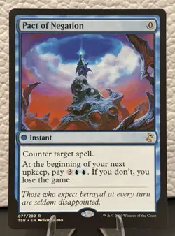 MTG Pact of Negation Time Spiral Remastered 77/289 - Image 1