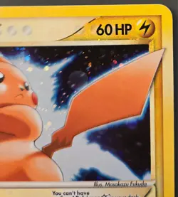 Pikachu Gold Star 104/110 Holon Phantoms Holographic LP Pokemon Card Rare - Image 4