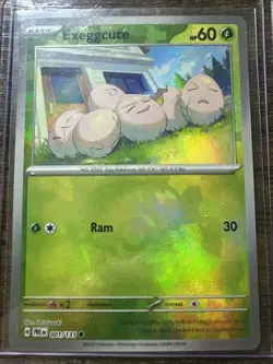 Exeggcute 001/131 Master Ball Pattern, Prismatic Evolutions, Pokemon TCG, NM - Image 1