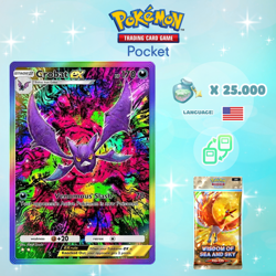 Pokemon TCG Pocket - Crobat ex Rainbow Card (English) - Image 1