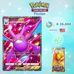 Pokemon TCG Pocket - Crobat ex Full Art Card (English) - Image 1