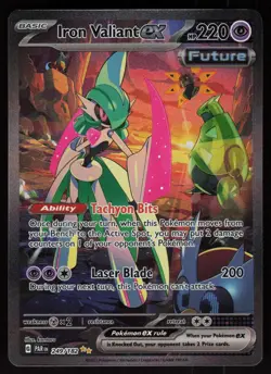 Iron Valiant ex 249/182 Special Illustration Rare Paradox Rift Pokemon - PQ - Image 1