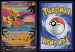 Tapu Koko ex 247/182 Special Illustration Rare Paradox Rift Pokemon - PQ - Image 3