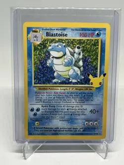 Pokemon TCG Stage 2 Blastoise Celebrations 25th Anniversary 2/102 - Image 1