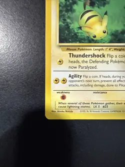 Pikachu 27 WOTC Black Star Promo LP Pokemon TCG - Image 2