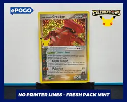 Team Magma’s Groudon TCG Celebrations 9/95 Classic Collection FRESH MINT ✅ - Image 1