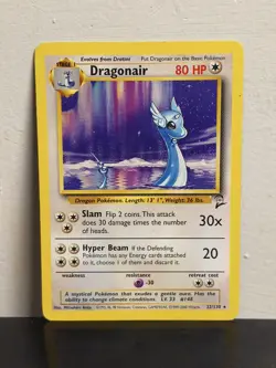 Pokemon Dragonair Base Set Rare 18/102 1999 HP - Image 1