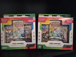 (LOT OF 2) Pokemon First Partner Series 1 Illustration Collection - sealed - Image 1