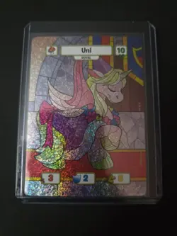Neopets Battledome TCG Champions Of Meridell Royal Uni Girl Card - Image 1