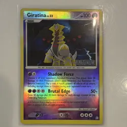 Pokemon TCG Giratina Platinum Reverse Holo Rare 4/146 Legends Awakened English - Image 1