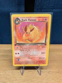 Pokemon TCG - Dark Flareon 35/82 - 1st Edition - Team Rocket LP - Image 1