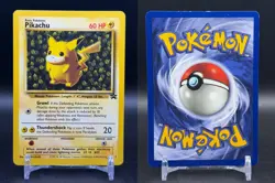 Pikachu 1 Promo Wizards Black Star Promo Pokemon WOTC LP - Image 3