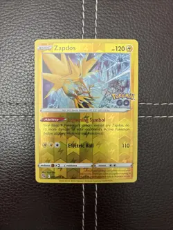 Pokemon TCG - Zapdos - 029/078 - Pokemon GO - NM Reverse Holo (2022) - Image 1