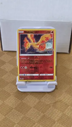Moltres 012/078 Pokemon TCG SWSH: Pokemon GO Reverse Holo NM - Image 1